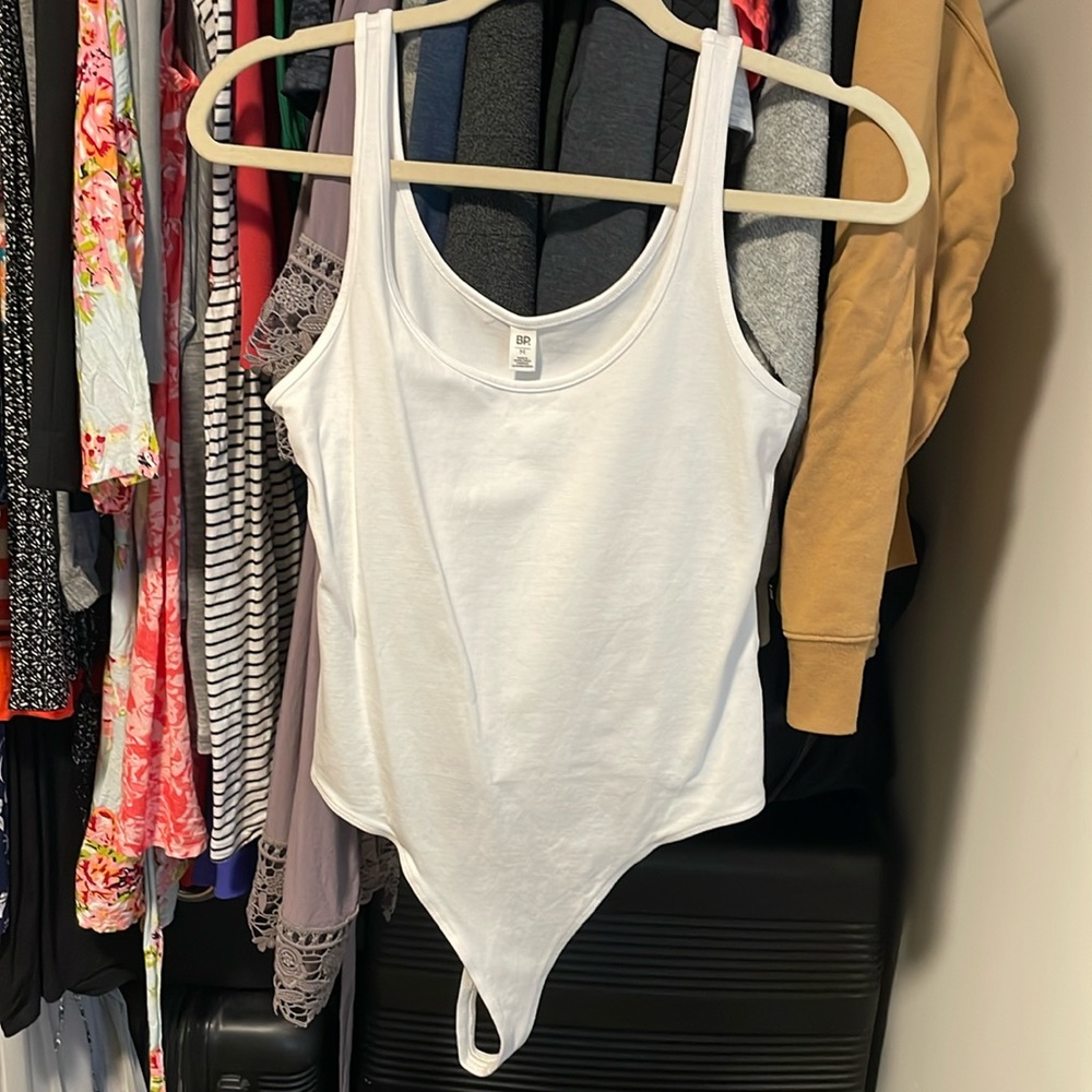 White medium body suit Nordstrom , never worn